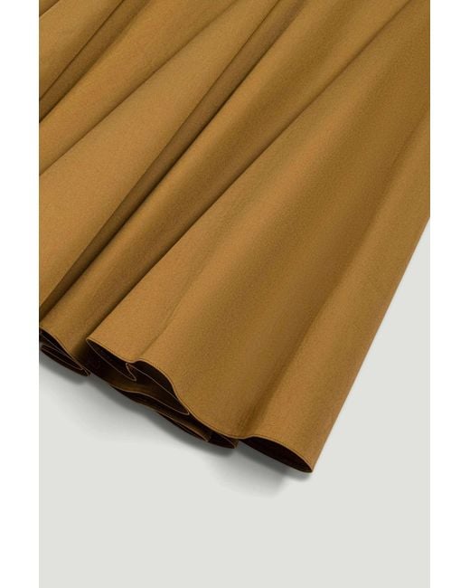 Nocturne Natural Flared Midi Skirt