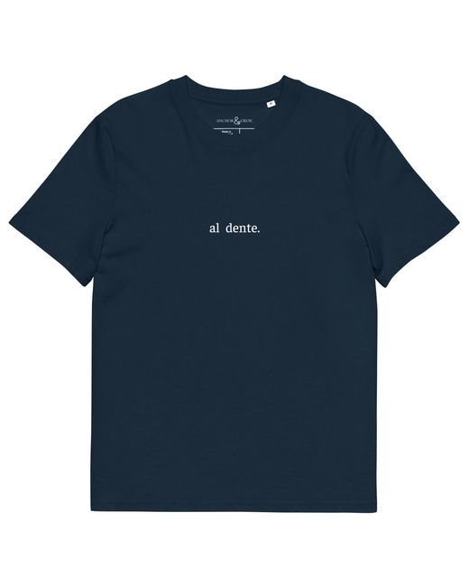 Anchor and Crew Blue Eleven Life, Al Dente Editions Organic Cotton T-Shirt