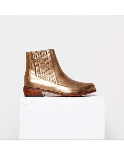 Mafalda Brown Cordelia Ankle Boots