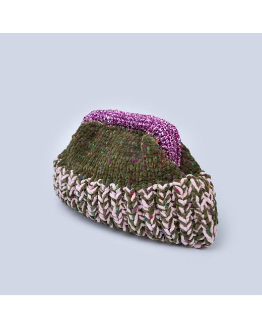 Sibylla Delphica Multicolor Olivia- Crochet Clutch