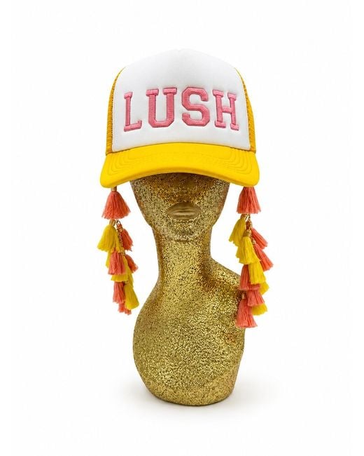 Julia Clancey Yellow Lush Chacha Trucker Cap