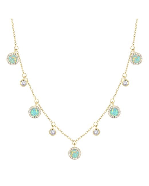 KAMARIA Metallic Drops Of Jupiter Opal Necklace