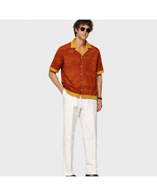 Freak Vault Red Kapochili Silk Shirt for men