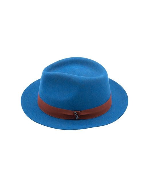 DORIA 1905 Blue Light Lapin Felt Drop Hat