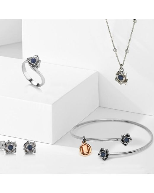 Unaloe Blue Magnifica Earrings With Sapphire