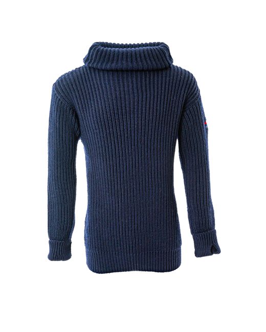 Arthur Beale Blue Maritime Submariner Pullover for men