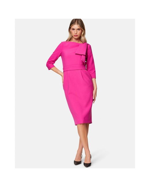 Helen Mcalinden Pink Esme Cyclamen Dress