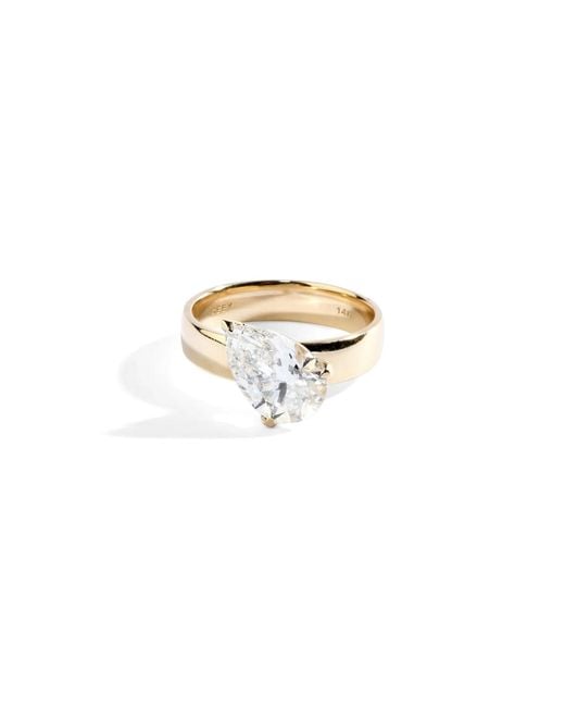 Seey Jewelry White The Drop Ring