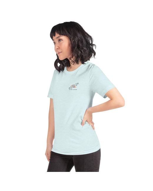 Anchor and Crew Blue Ice Enjoy Craft Dial-A-Local Organic Cotton T-Shirt
