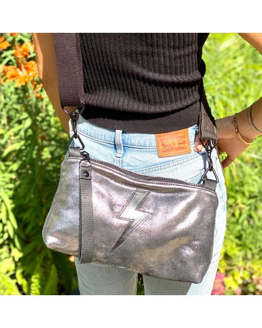Lynn Tallerico Black Nancy Crossbody Bag