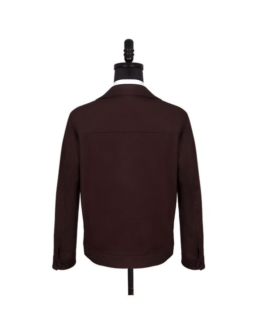 DAVID WEJ Brown Ashford Relaxed Patch Pocket Jacket for men