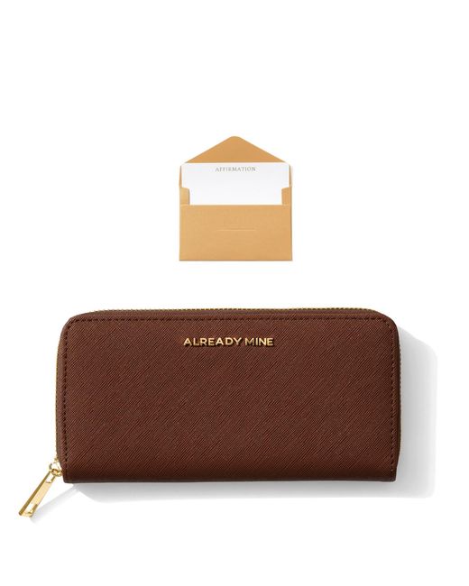 Already Mine Ny Brown Manifestation Wallet – Stability & Grounding