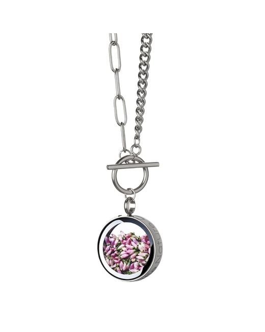 My Little Nature White Scottish Heather Jewelry With Toggle Clasp