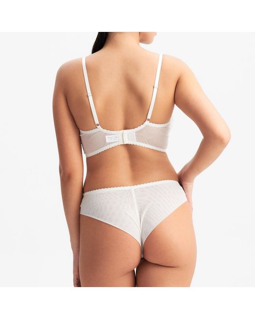 Daily Underwear White Brazilian Panties Crema