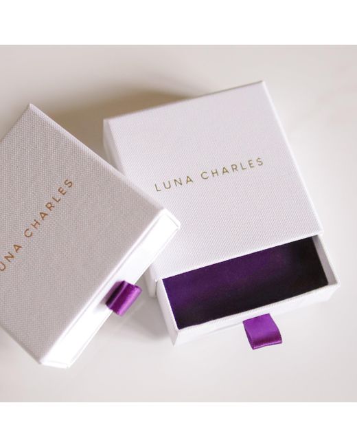 Luna Charles Metallic Zada Horseshoe Star Stud Earrings