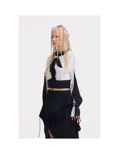 Julia Allert Natural Elegant Fitted Blouse –