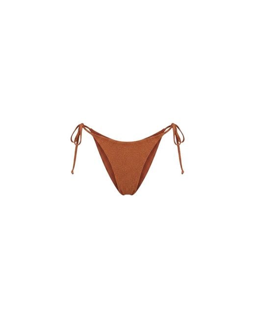 Veroni Swim Brown Allura Side Tie Bikini Bottom