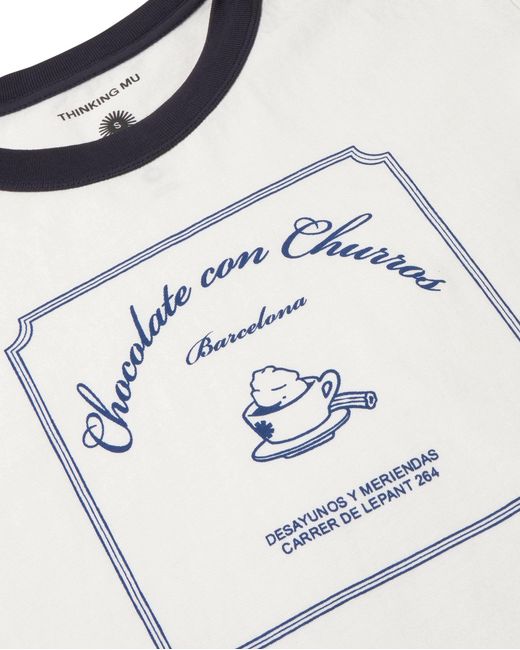 Thinking Mu White Churros Zowie R T-Shirt