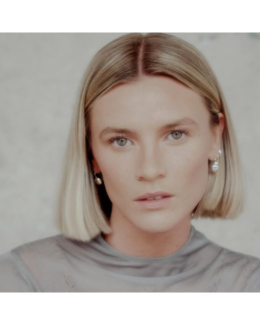 Tory Long Metallic The Orb Earrings