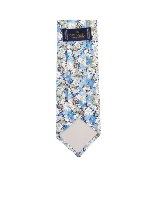 LE COLONEL Blue Liberty Libby Tie for men