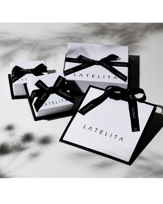 Latelita London Metallic Initial Bangle L