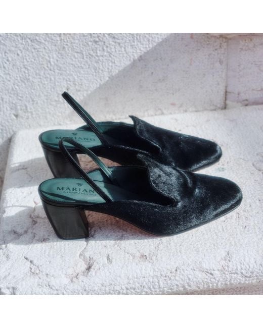 Mariano Shoes Black Belém Pump Fur Effect