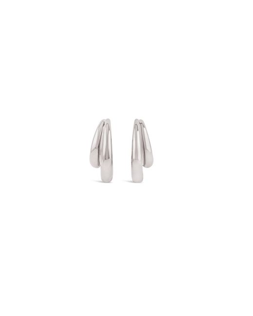 Dinny Hall White Toro Double Hoops