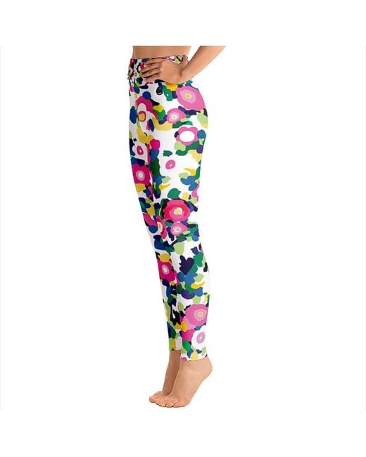 Jessie Zhao New York Blue High Waist Yoga Leggings