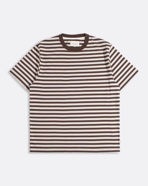 Far Afield Brown Ringer Stripe T-Shirt for men
