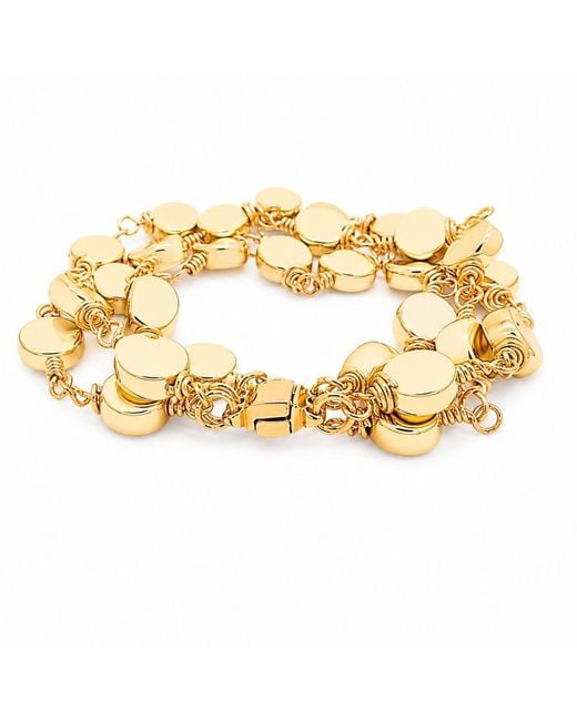 Rejected Hearts Club Metallic What Golds Around Comes Around Coin Bracelet