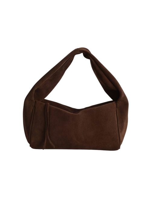 Tarea Studio Brown Suede Brooklyn Bag