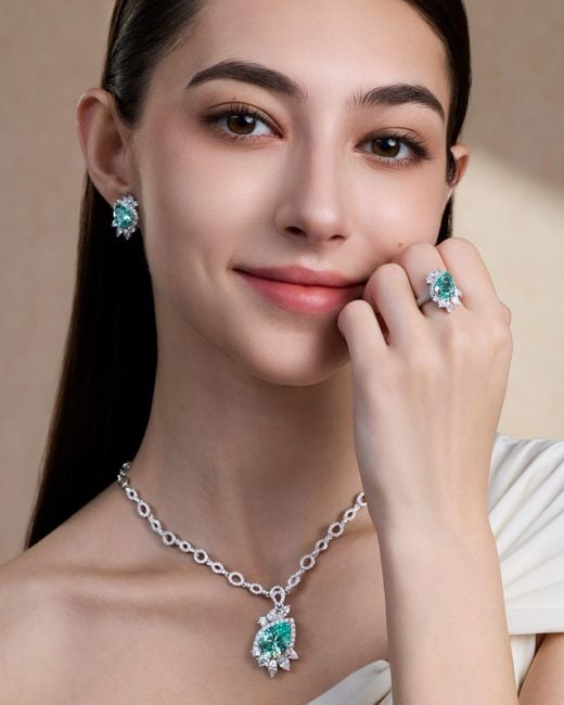 Arte Madrid Blue Casa Real Marina Statement Earrings