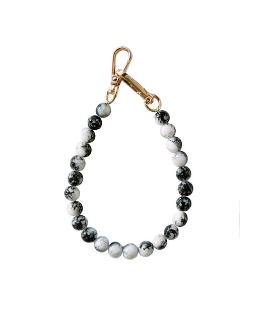 seree Metallic Beaded Bag Charm