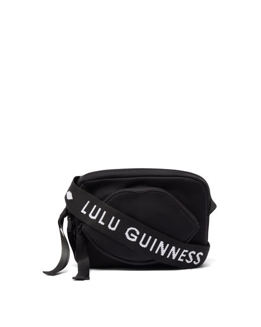 Lulu Guinness Black Pam Crossbody Bag
