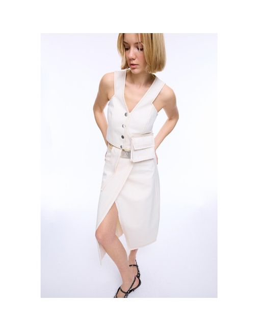 Mirimalist Natural Neutrals Papyrus Canvas Vest