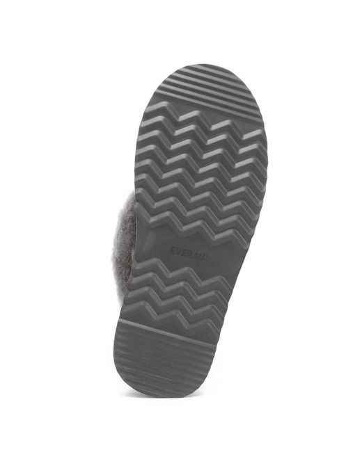 EverAu Australia Gray Wagtail Removable Strap Platform Slippers