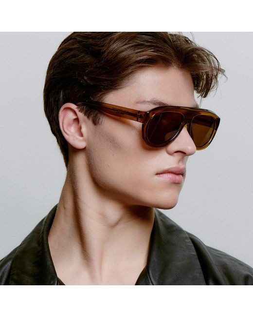 A.Kjærbede Brown Rio Sunglasses Smoke Transparent