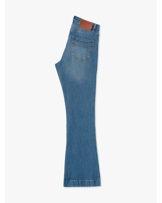 Din & Deen Blue Trumpet Flare Jeans Collection
