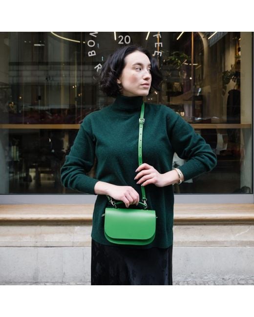 Zatchels Green Aura Handmade Leather Bag