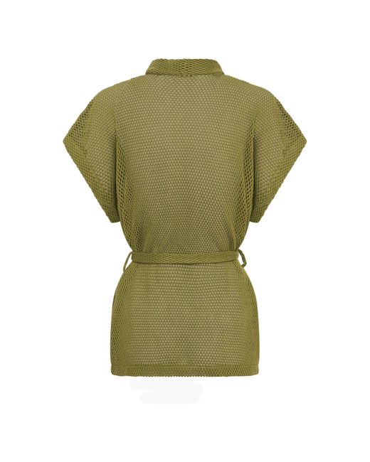 ARMS OF EVE Green Sardinia Wrap Top