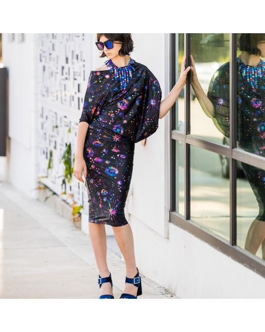 Jennafer Grace Black Celestia Angle Dress