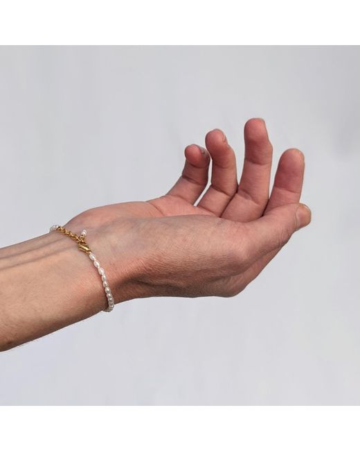Kiri & Belle Metallic Kira Seed Pearl Sterling Bracelet
