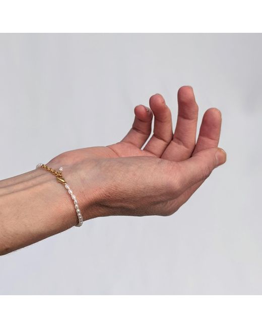 Kiri & Belle Metallic Kira Seed Pearl Sterling Bracelet