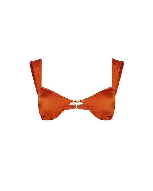 Cherina Beachwear Llc Orange Sophie Bikini Top