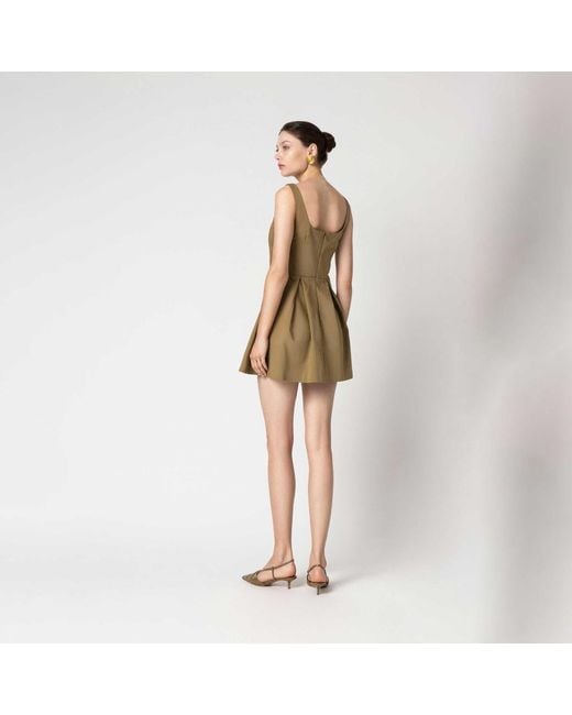 Forever Young the label Green Mini Poplin Dress