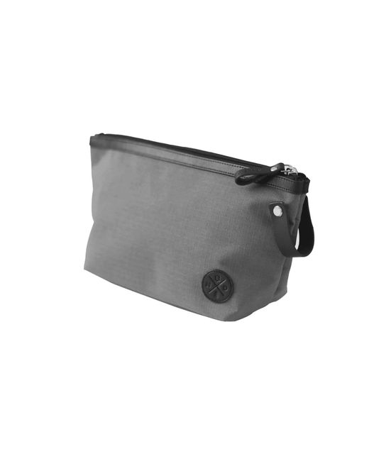 Nappa Dori Gray Utility Pouch for men