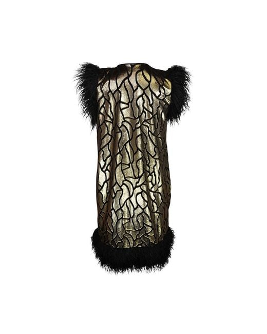 Jennafer Grace Black Zenobia Faux Fur Trim Vest