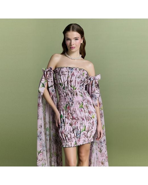 Nur Karaata Pink Azure Drift Dress