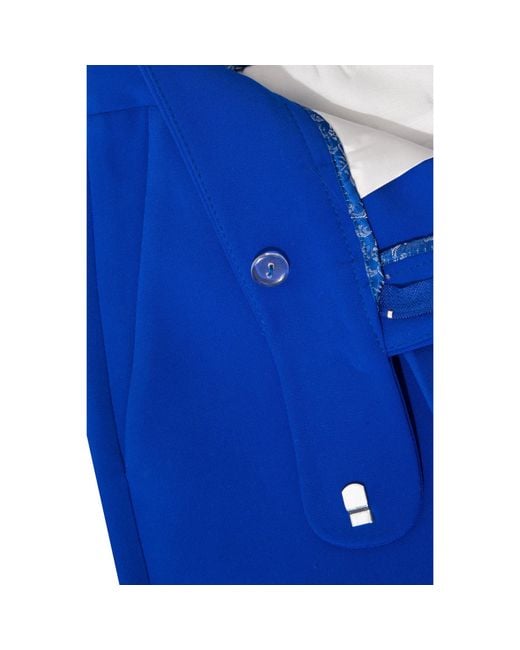 Femponiq Blue High Waisted Tailored Trouser