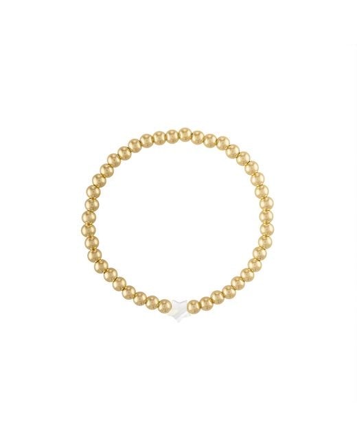 Olivia Le Metallic Star Pearl Bracelet